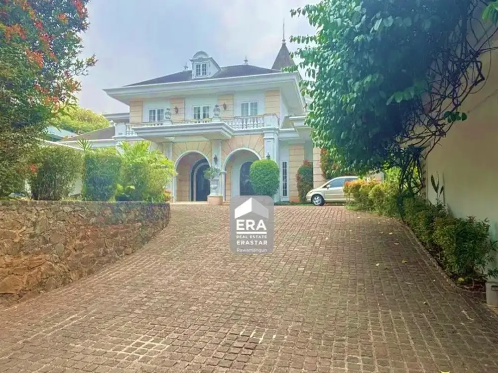 RUMAH MEWAH KLASIK SUPER LANGKA DI BUKIT GOLF PONDOK INDAH JAKARTA SELATAN
