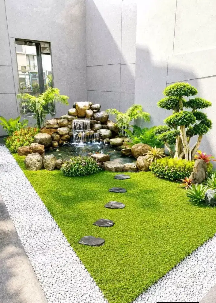 Taman dan kolam ikan koi