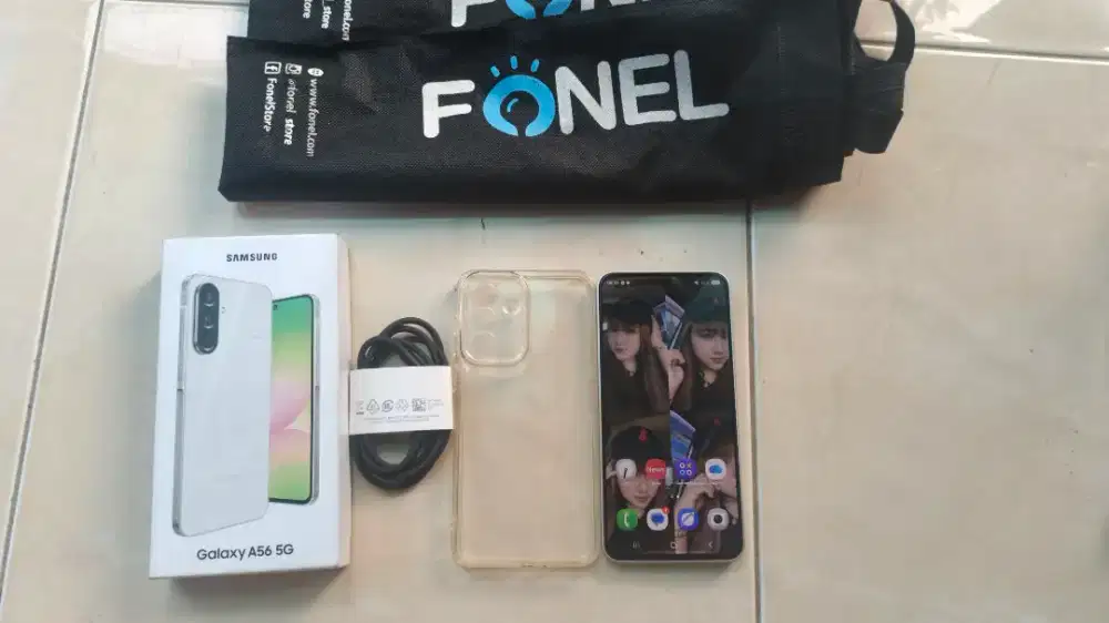 Samsung Galaxy A56 5G NFC RAM 8+8/256GB Putih Lengkap Ori Garansi