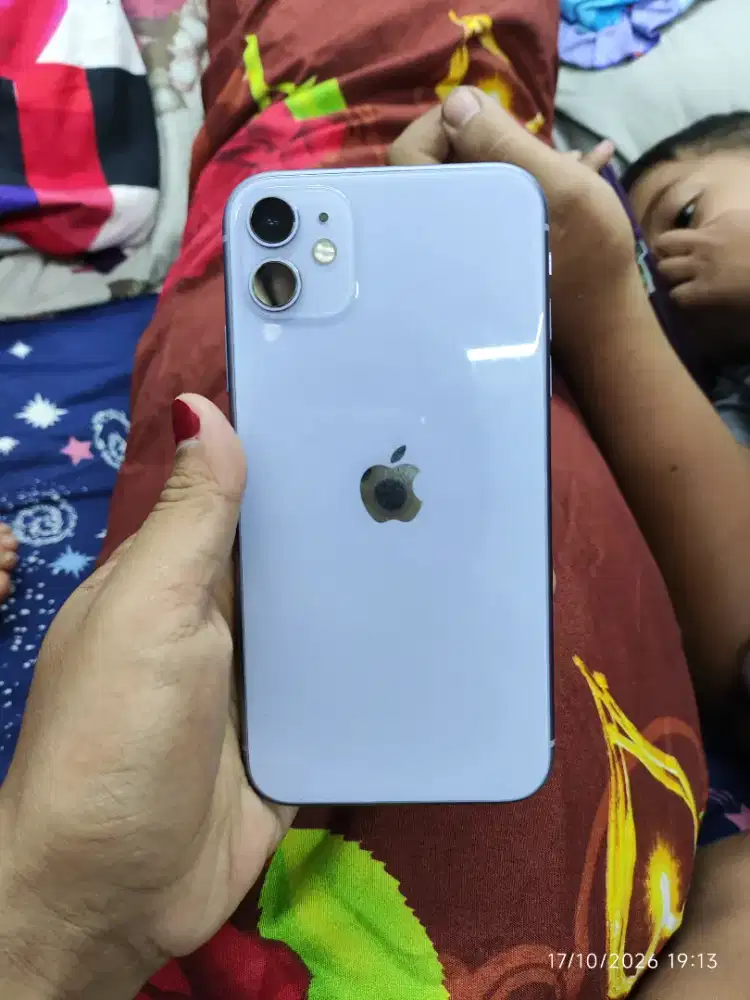 iPhone 11 128GB Purple Dual SIM,Sinyal Resmi Bea Cukai Permanen