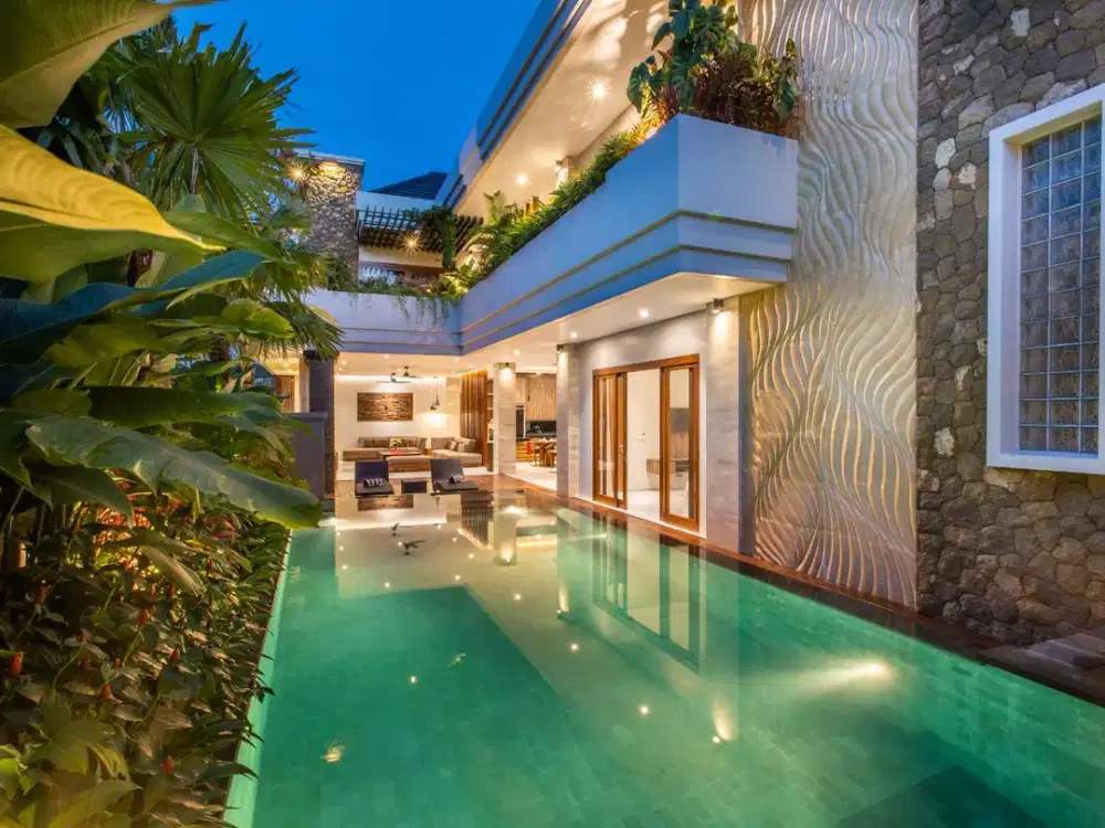 Villa Baru design Mewah Kolam Renang Pribadi Exclusive Resident Jimbaran Badung