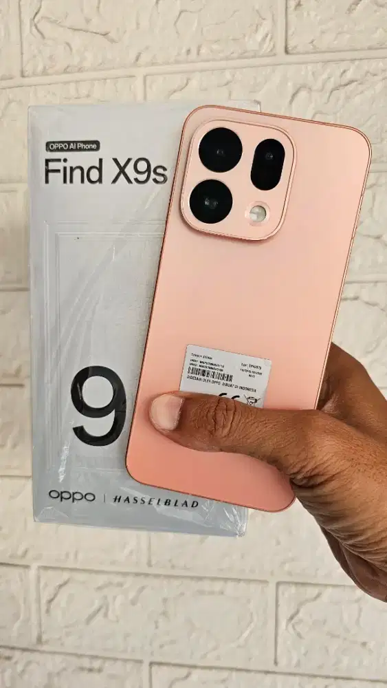 Oppo find X9s 5g ram 12/256gb mulus 99% resmi indo