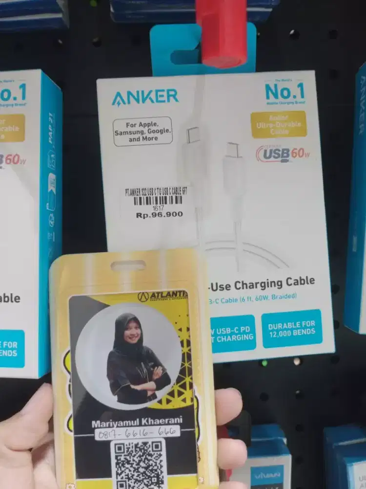 ANKER 322 USB C TO USB C CABLE 6FT