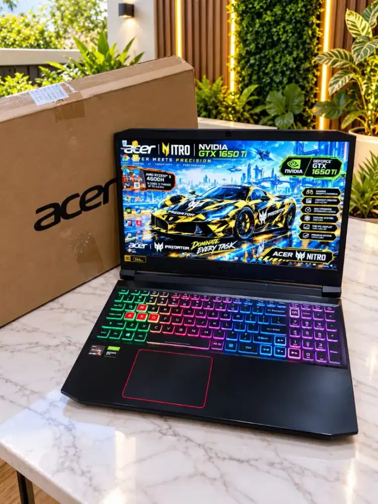 Laptop Gaming Acer NITRO PREDATOR V NVIDIA GTX 1650Ti RYZEN