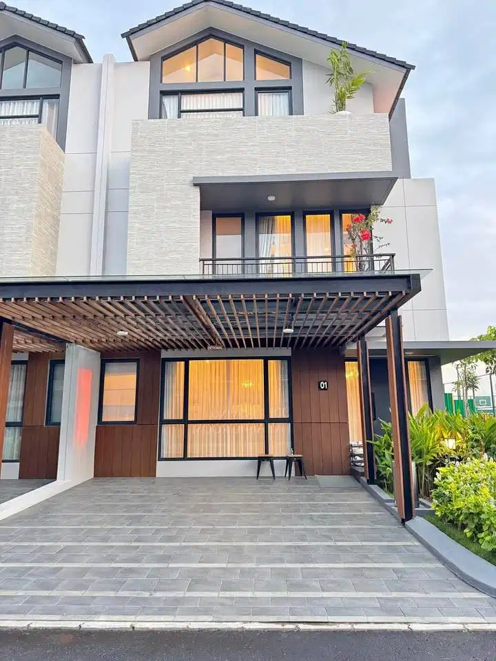 Rumah Siap Huni Attic 3 Lantai Lebar 6 Type Onyx Summarecon Makassar