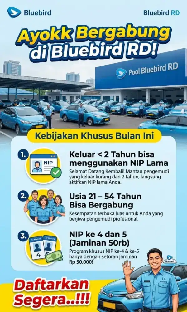 Butuh driver taxi
