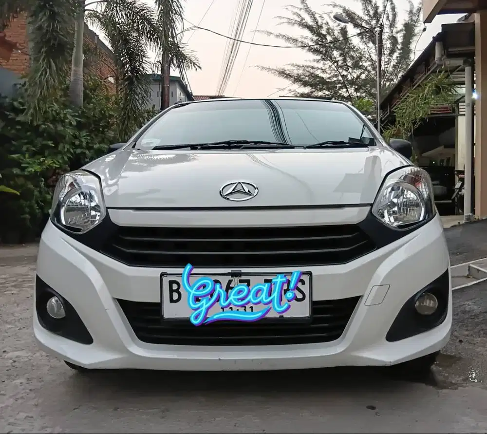 Daihatsu Ayla D 2021 Manual Putih Kilometer 58 Rb