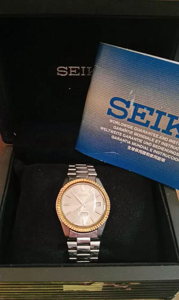 Vintage 1966 Seikomatic Weekdater Full Original + Box