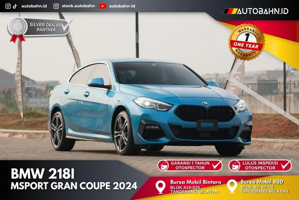 FULL WARRANTY! BMW 218i M-Sport Gran Coupe 2024