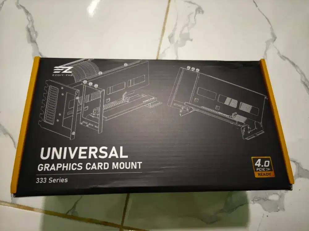 EZDIY-FAB Vertical GPU Bracket PCIe 4.0 Black