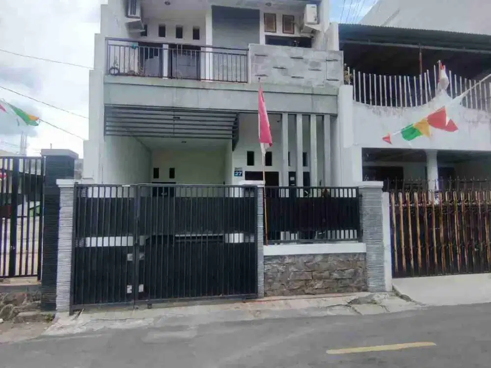 Dijual via lelang Rumah 2.lantai Jl. Pucang Sewu VIII/27  kel. Pucang Sewu kec. Gubeng SURABAYA,