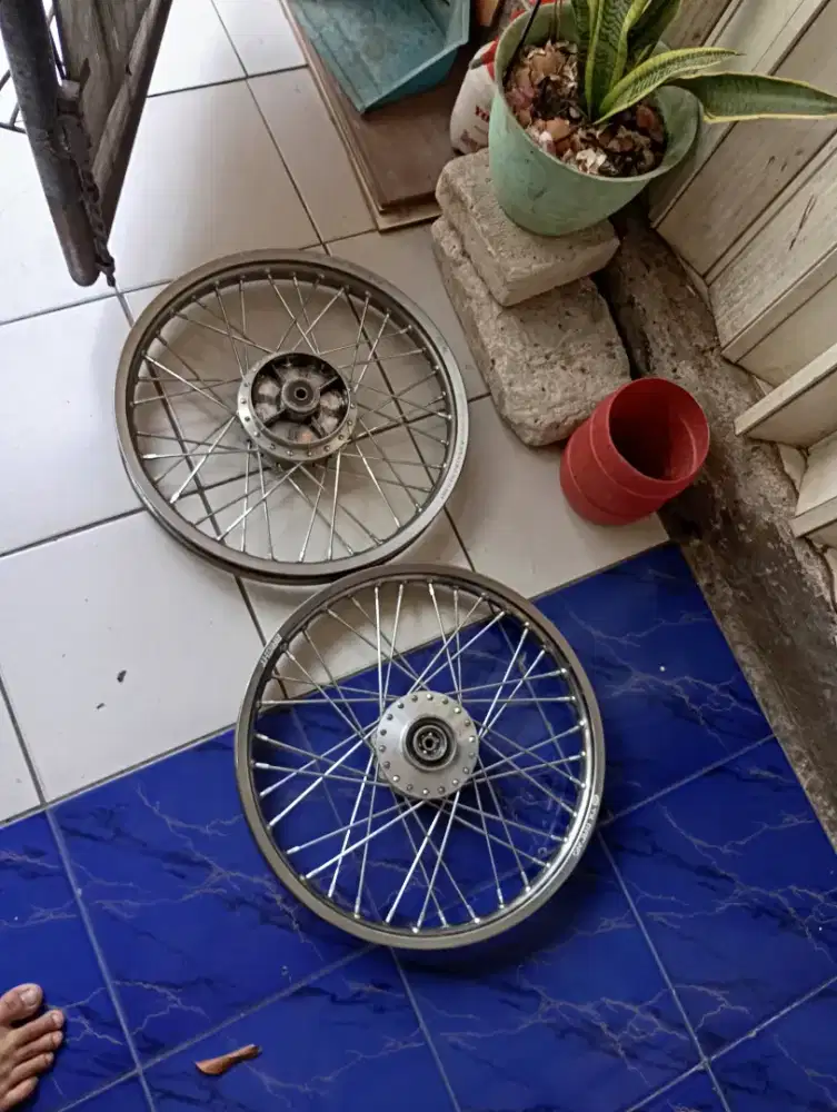 Velg mx new 135 TK Brite depan UK 140 TK Excel UK160 tromol MX new 135