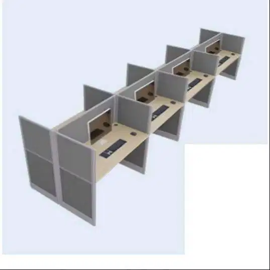 MEJA CUBICLE KANTOR MINIMALIS COMPUTER DESK / MEJA KERJA