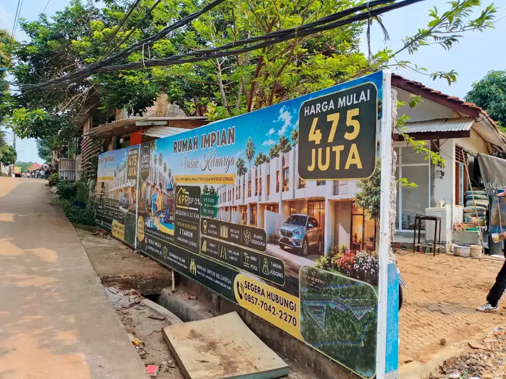 RUMAH BARU 2 LANTAI - DI BAMBU APUS JAKARTA TIMUR