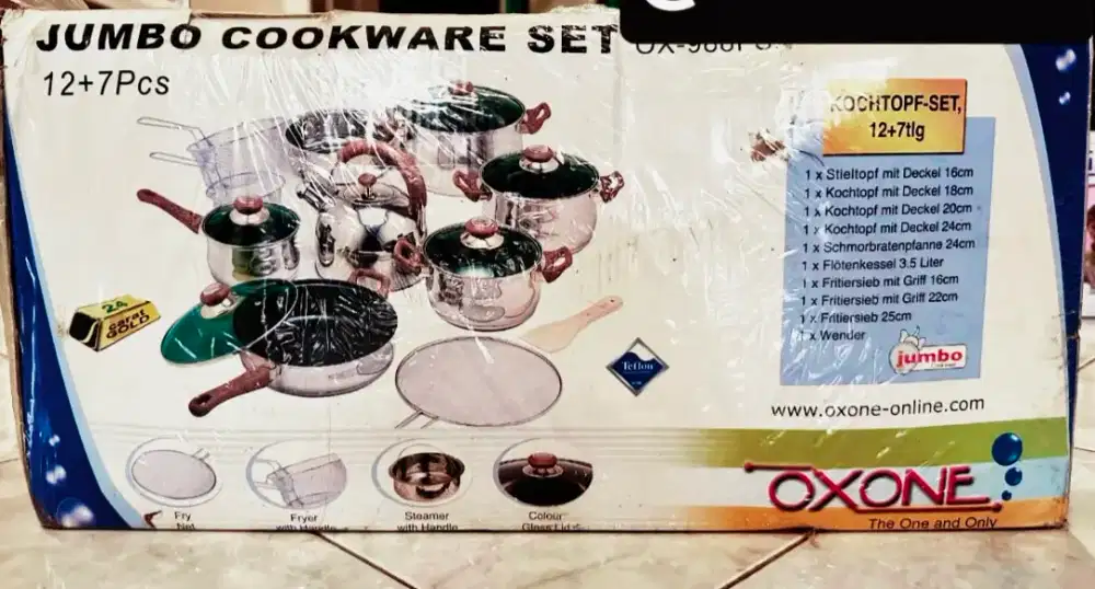 PANCI SET OXONE Jumbo Cookware Set (OX-988FSN)