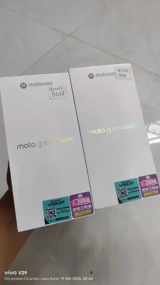 Motorola G57 5G 8+8/128 NFC 7000mAh Baru spesial promo harga gudang