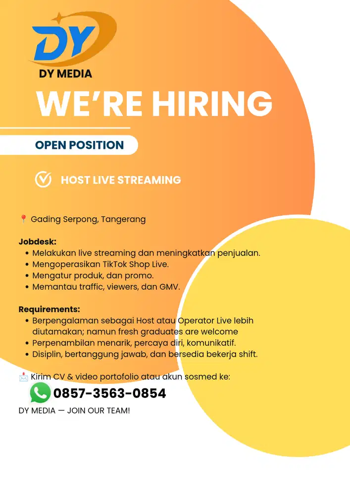 HOST & MODERATOR LIVE STREAMING (HYBRID)