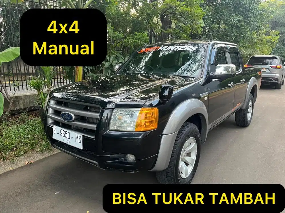 FORD RANGER DOBEL CABIN TDI XLT 2.5 TURBO DIESEL 4X4 MANUAL 2008