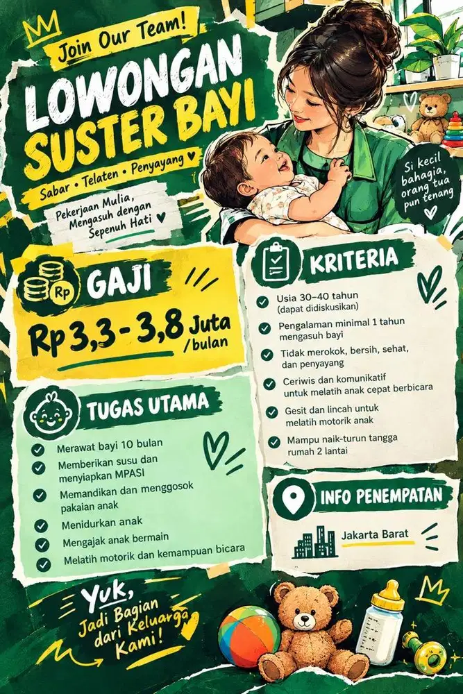 Lowongan Babysitter Jakarta