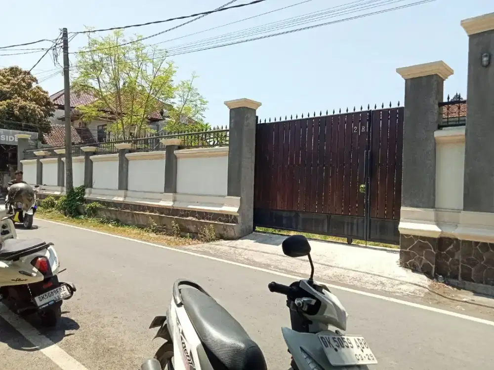 Jual tanah 500 m2 sdh tembok keliling & pagar di Jl Tukad Badung Renon