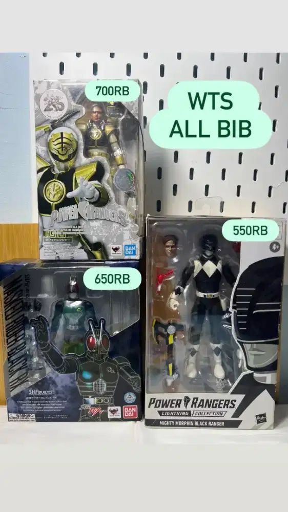 Mainan Action Power Rangers dan RX