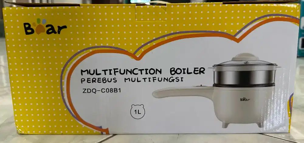 Bear Multifunction Boiler (Perebus Multifungsi) ZDQ-C08B1  (1 liter)