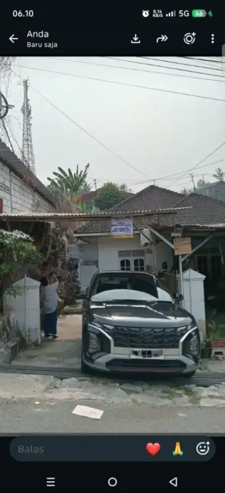 Disewakan per 3 bulan, RMH petak pinggir jalan strategis, ada garasi