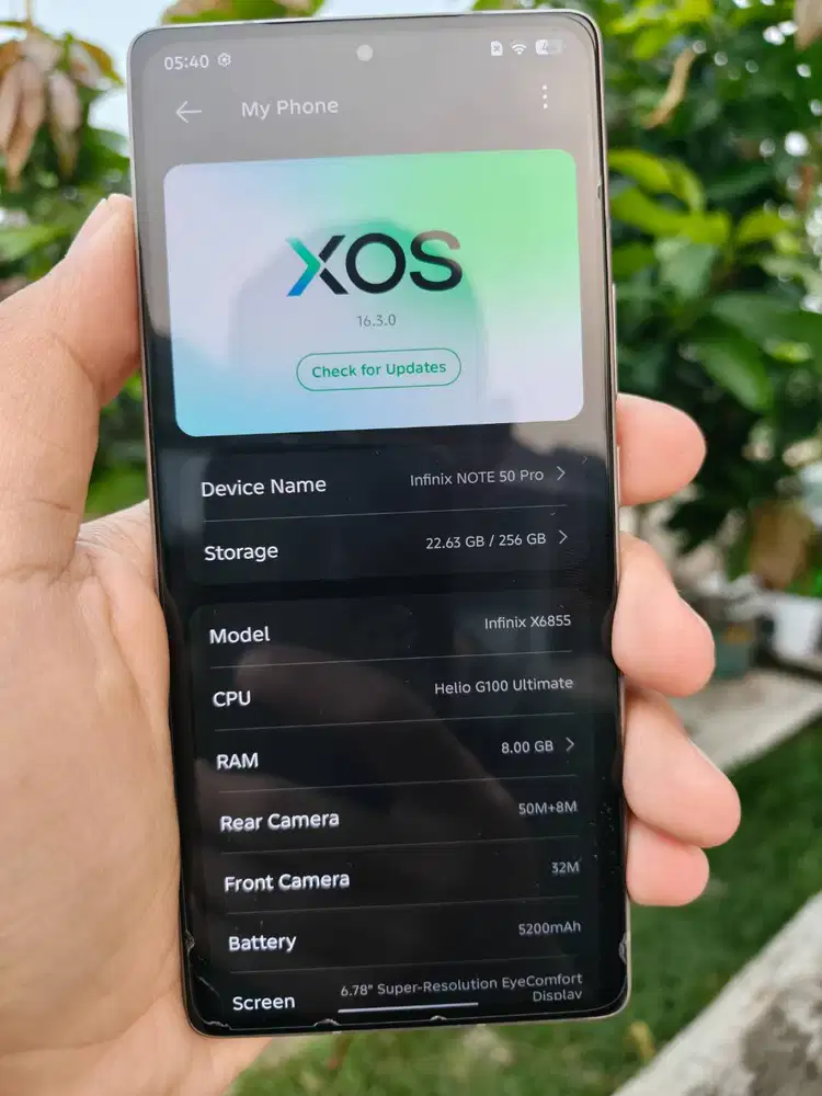 Infinix Note 50 Pro 8/256GB - Garansi Panjang s/d 10 April 2027