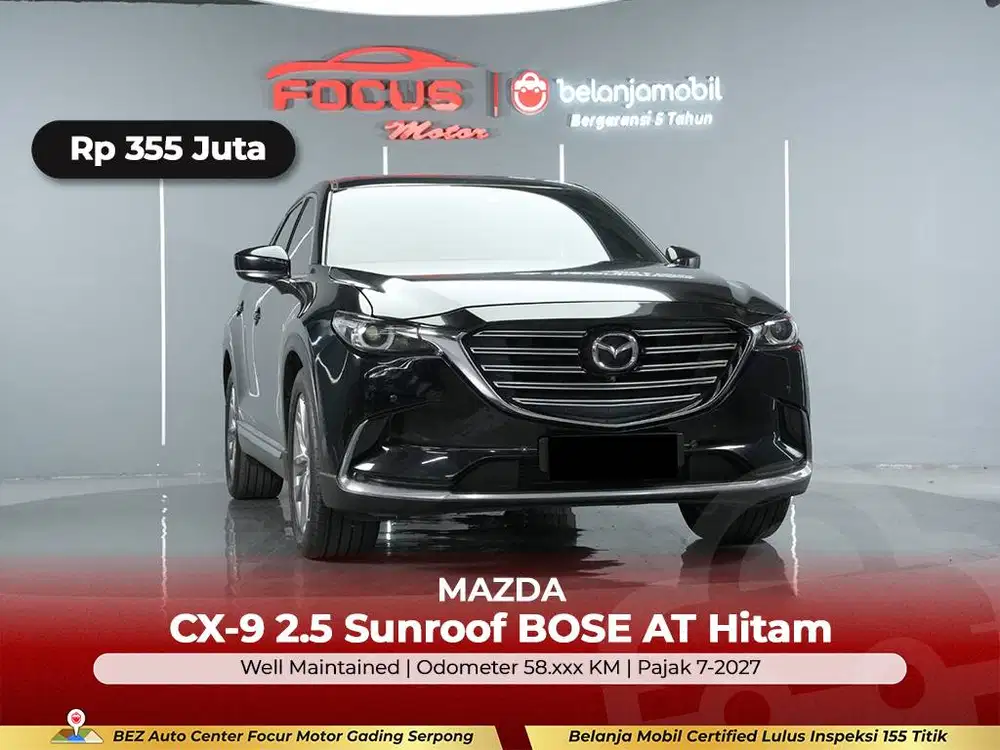 [ GARANSI 5THN ] Mazda CX9 CX-9 CX 9 2.5 Sunroof BOSE 2020/2021/2022