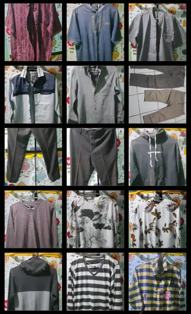 Baju bekas masih layak pakai