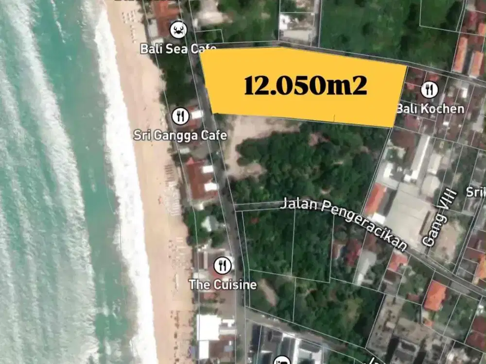 TANAH JIMBARAN KEDONGANAN BALI TEPI PANTAI