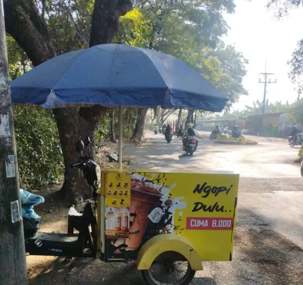 Dicari Rider / Driver Gerobak Kopi Sepeda Listrik