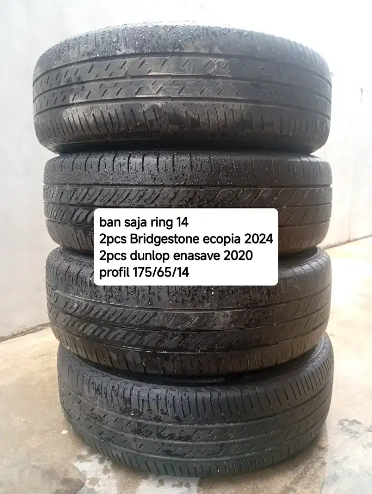 Ban ring 14 ukuran 175/65/14 nik 2020 & 2024 agya sigra calya