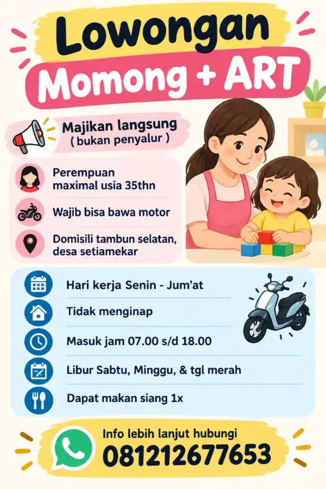 Lowongan baby sitter & ART