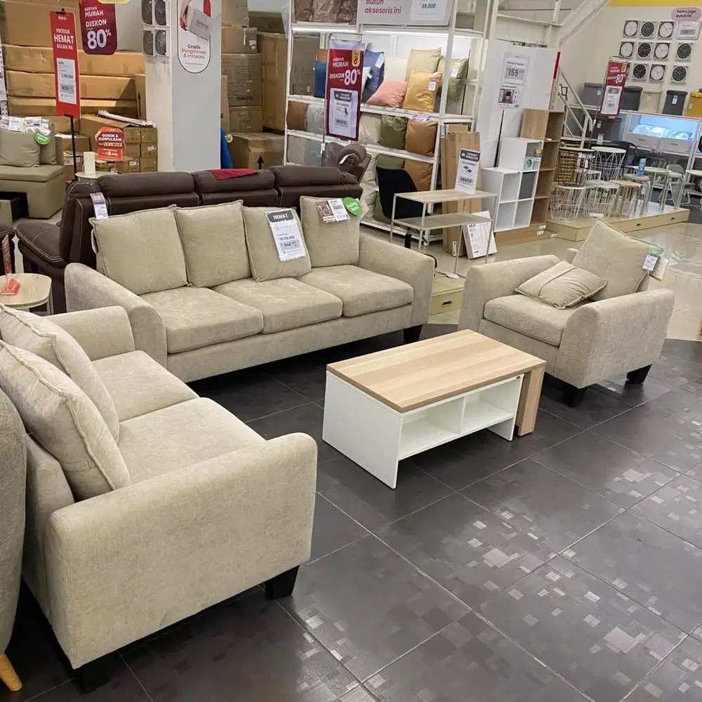 Sofa Set 6 Dudukan Super Empuk