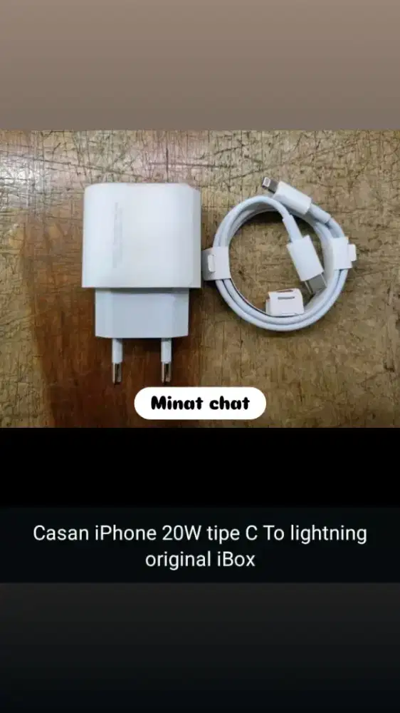 Satu set adaptor kabel iphone Ex Ibox