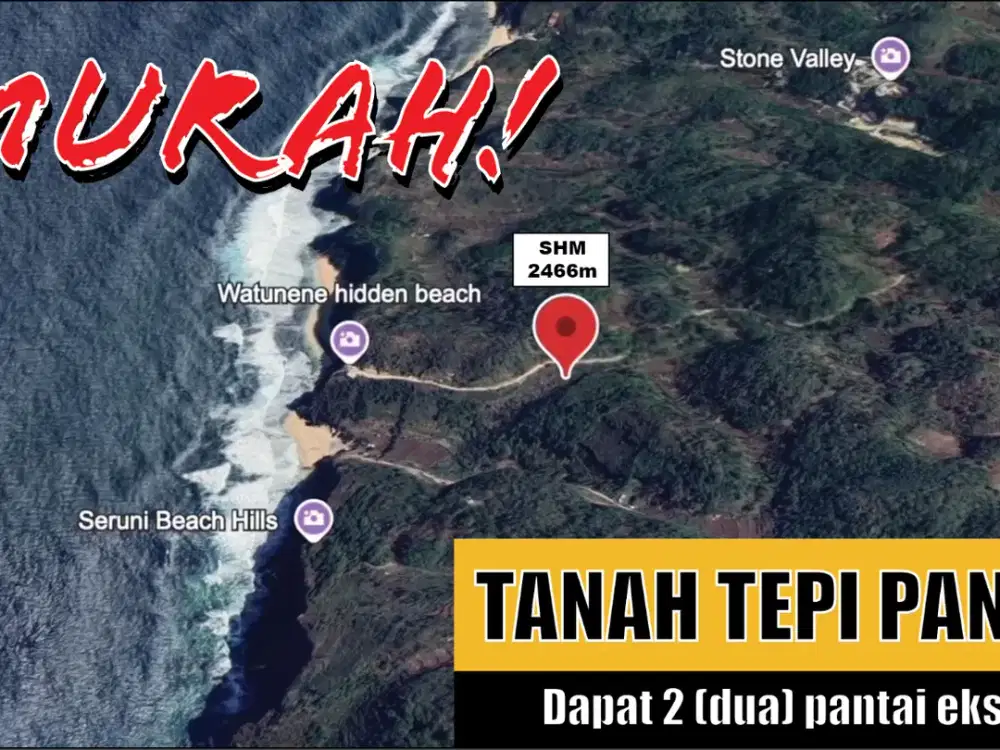 TANAH PANTAI YOGYA - ISTIMEWA & MURAH