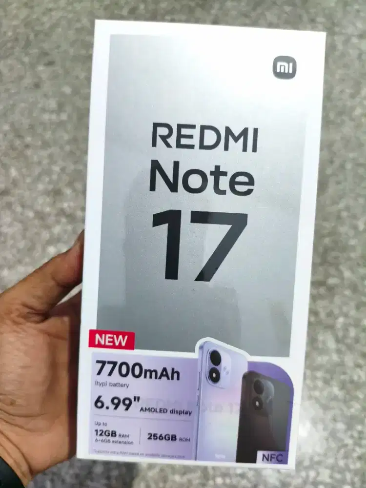 Redmi Note 17 6+6/256gb new