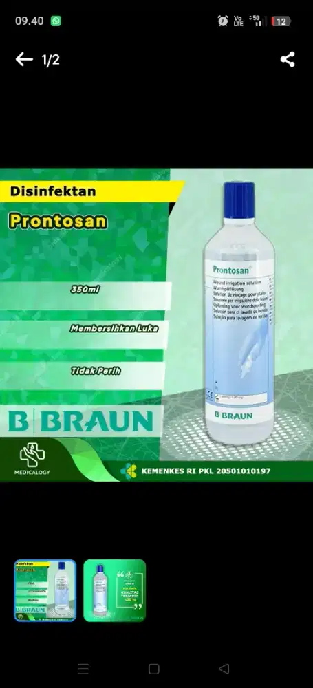Prontosan cair 350ml (NO DUS)