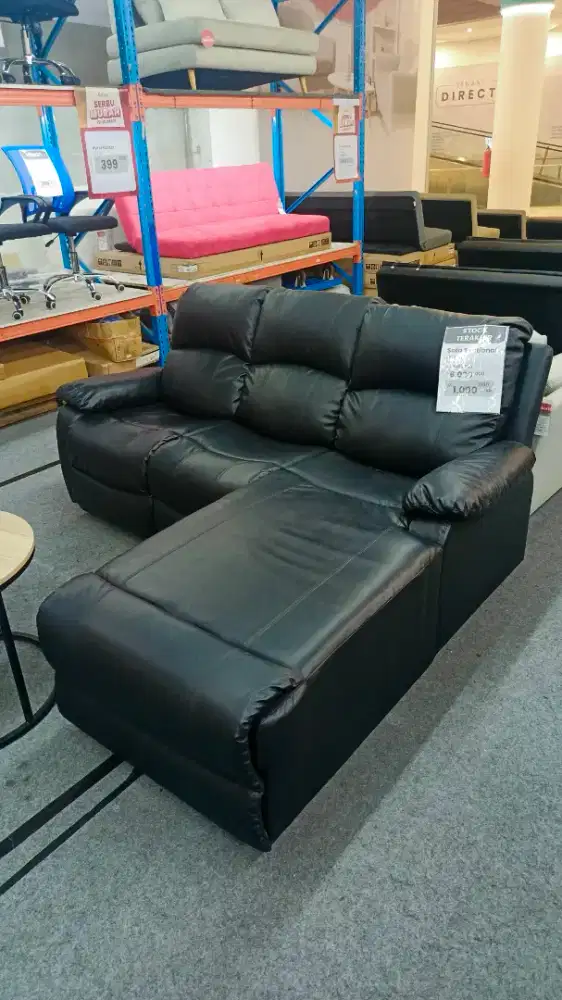 Jual ex display! Sofa L Recliner selma