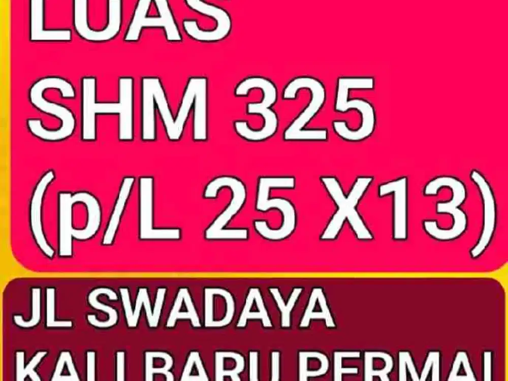 BAYAR TEMIN TANAH SHM GDC DEPOK MURAH