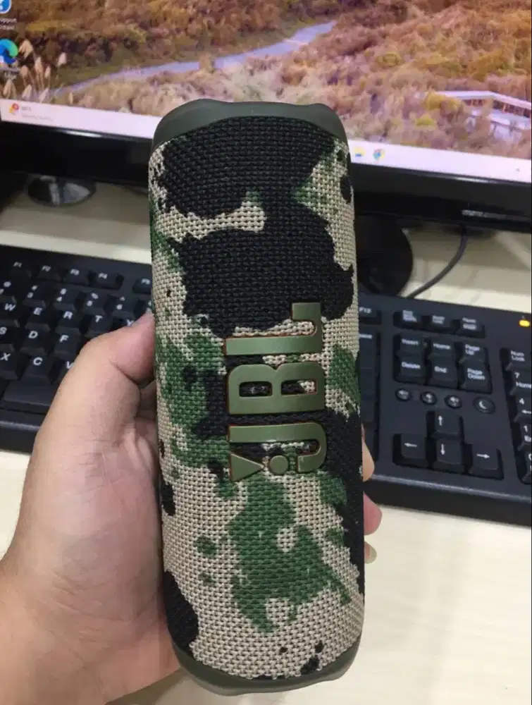 Speaker JBL Flip 6 Squad Camo - Original 100% Boleh Cek App - Mulus