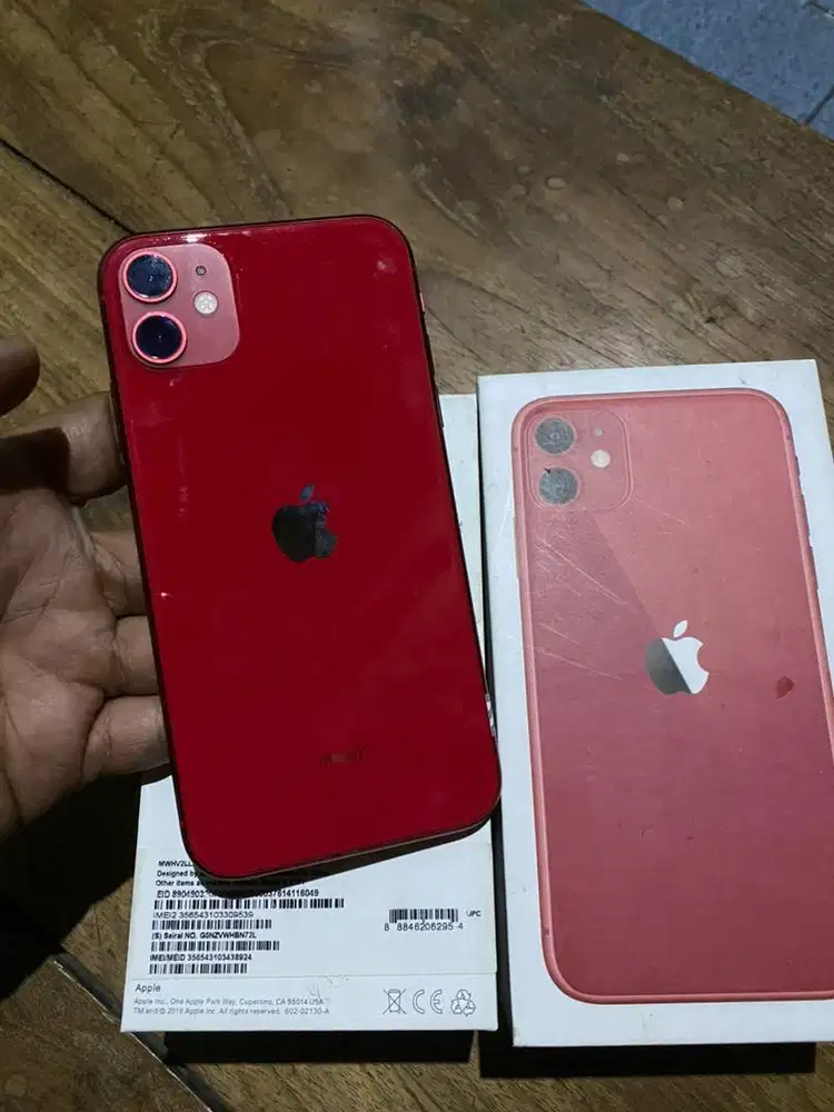 Iphone 11 64Gb kartu lancar bebas reset masih orinan 3utolls hijau