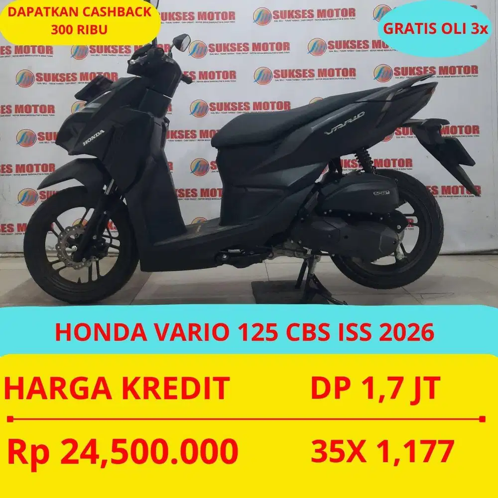 HONDA VARIO 125 CBS ISS 2026 DP MURAH 1,7 JUTA GUYSS