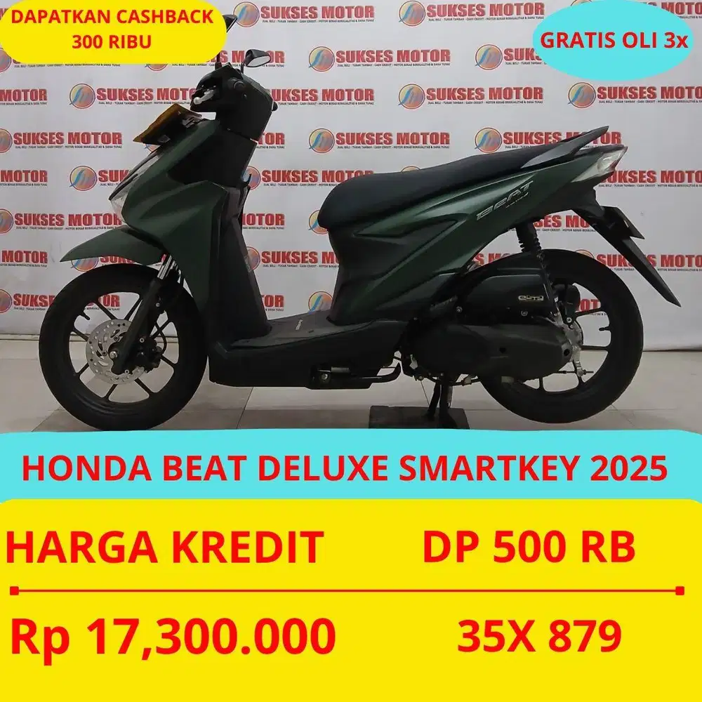 HONDA BEAT DELUXE SMARTKEY 2025 DP MURAH 500 RIBU GUYSS