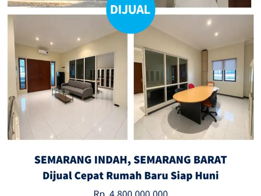 Dijual Rumah Baru 2 Lantai Siap Huni Semarang Indah, Semarang Barat