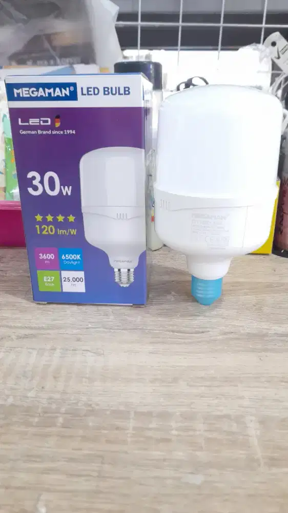 Lampu LED Megaman Ungu 30w - Garansi 1 Tahun