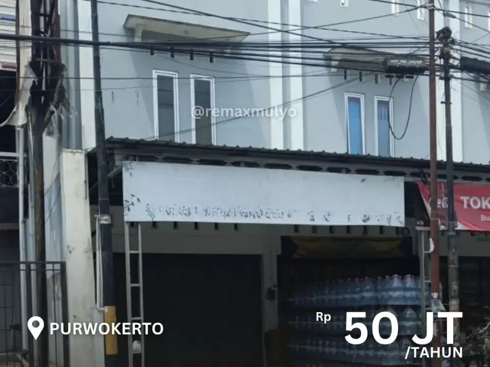 Disewakan Ruko Strategis!! Area Kampus Di Purwokerto Utara