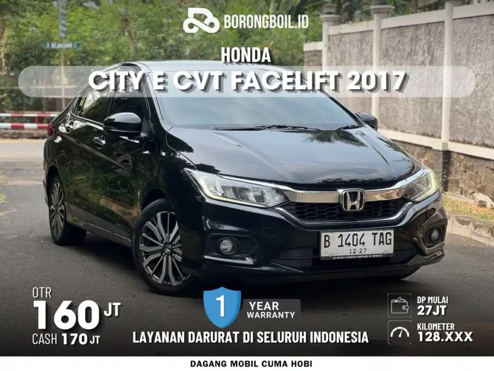 Termurah Honda City E CVT Facelift 2017