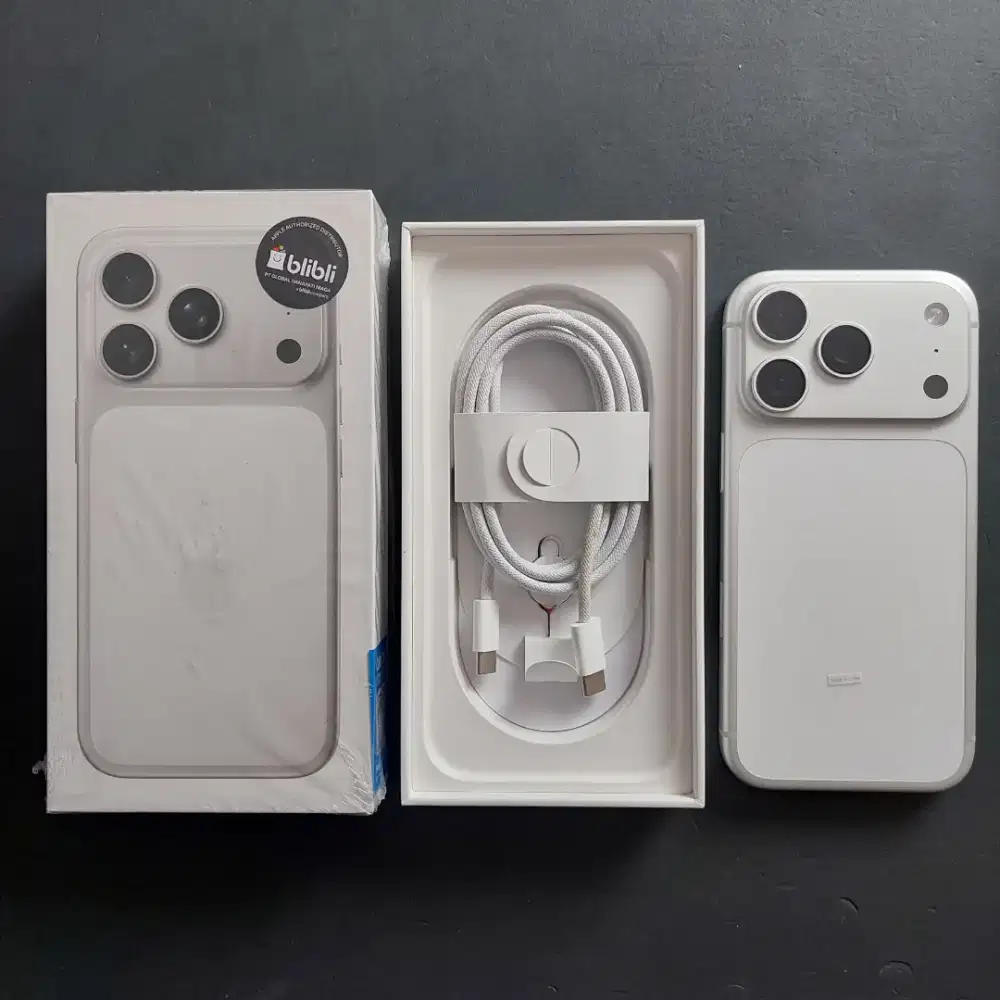 IPHONE 17 PRO 256GB SILVER GARANSI RESMI